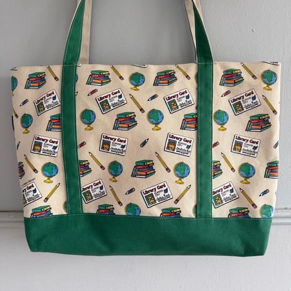 OUT OF PRINT > Arthur Library Card Tote - Picture 3 of 7